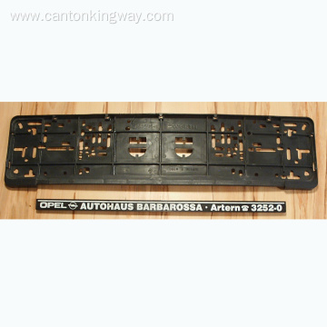 Plastic Porsche European License Plate Frame